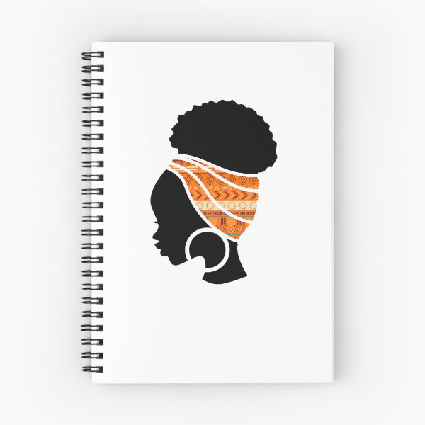 Item preview, Afro Woman with African Patten Symbols, Black History  designed and sold by Logiamerch.