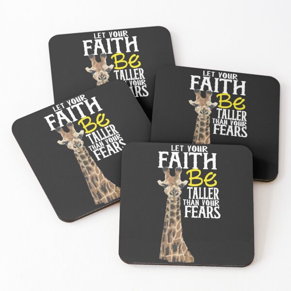 Item preview, Let Your Faith Be Taller Than Your Fears Giraffe designed and sold by MindFrank.