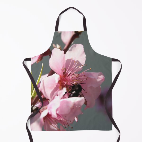 Item preview, Carpenter Bee On Peach Tree Blossom designed and sold by taiche.