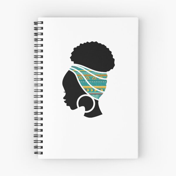 Item preview, Afro Woman with African Patten Symbols, Black History  designed and sold by Logiamerch.