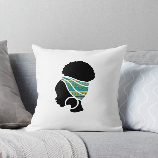 Item preview, Afro Woman with African Patten Symbols, Black History  designed and sold by Logiamerch.