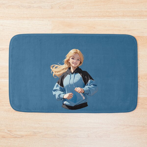 Item preview, A woman is jogging along the beach designed and sold by NoviaStudio.