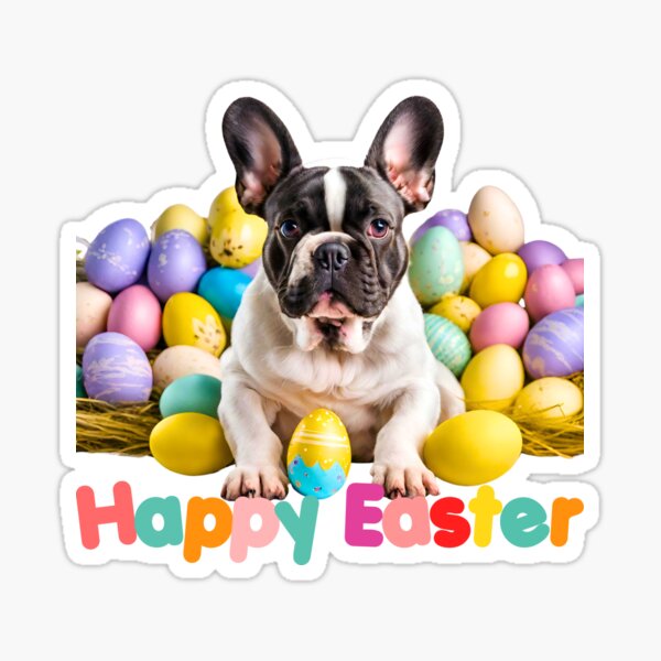 Item preview, Here Comes the Easter Frenchie! designed and sold by Fredster1966.