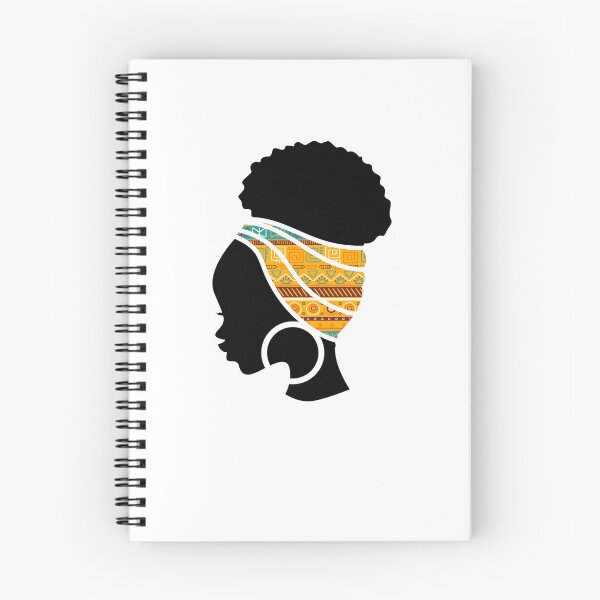 Item preview, Afro Woman with African Patten Symbols, Black History  designed and sold by Logiamerch.