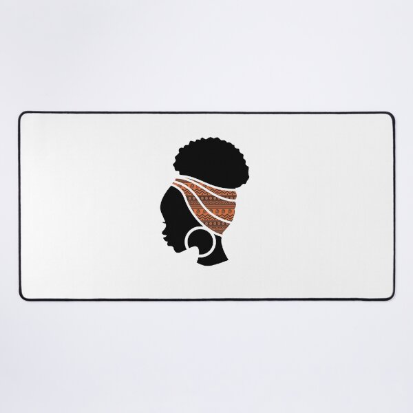 Item preview, Afro Woman with African Patten Symbols, Black History designed and sold by Logiamerch.
