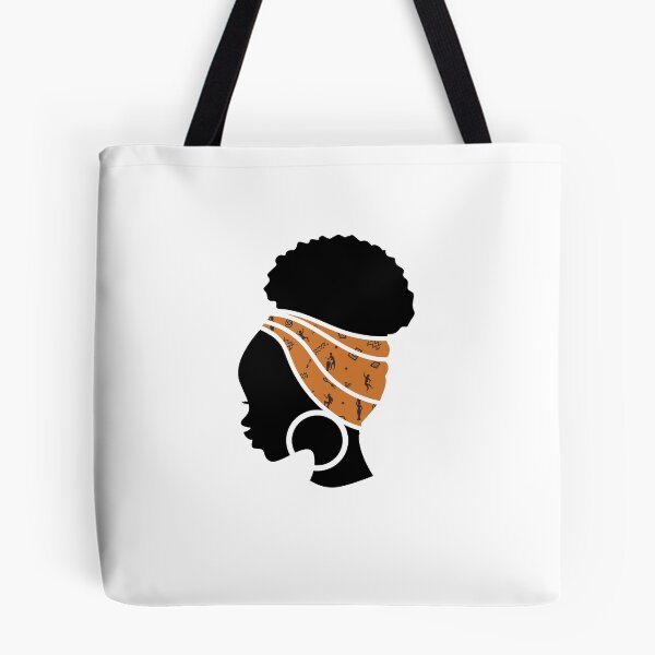 Item preview, Afro Woman with African Patten Symbols, Black History  designed and sold by Logiamerch.