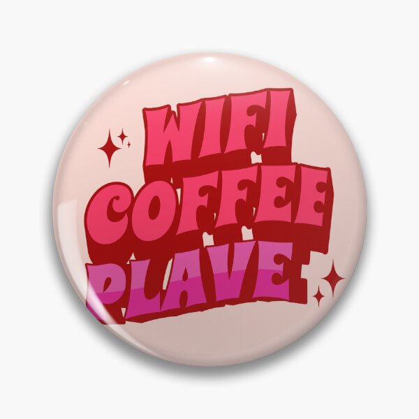 Item preview, WIFI coffee plave plli typography kpop | Morcaworks designed and sold by Morcawork.