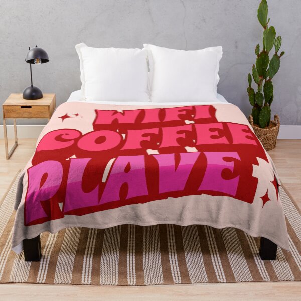 Item preview, WIFI coffee plave plli typography kpop | Morcaworks designed and sold by Morcawork.