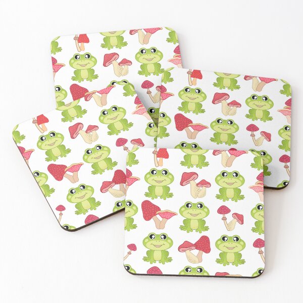 Item preview, Frog and mashrooms designed and sold by Charmy Design.