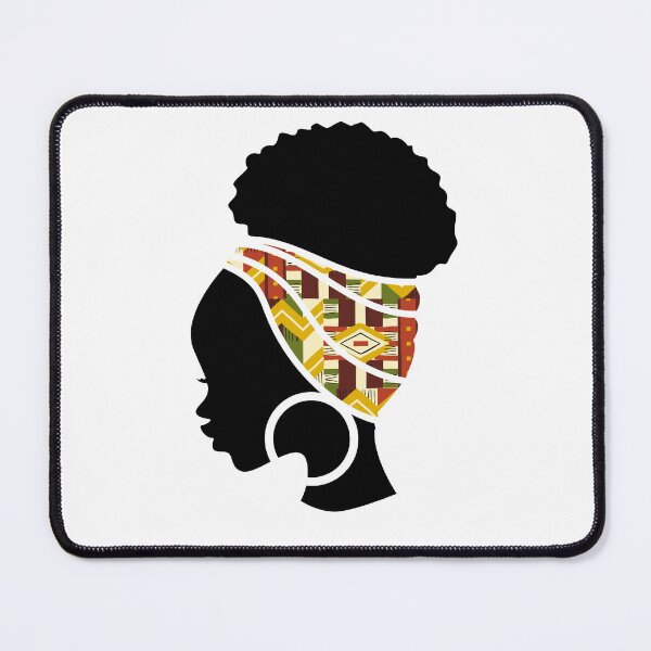 Item preview, Afro Woman with African Patten Symbols, Black History designed and sold by Logiamerch.