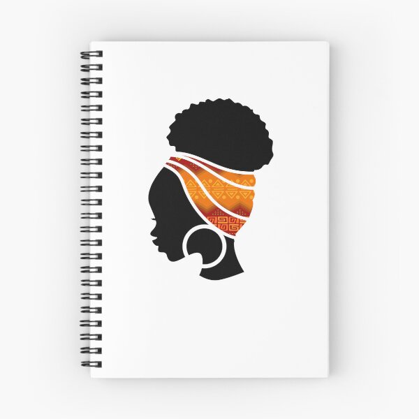 Item preview, Afro Woman with African Patten Symbols, Black History  designed and sold by Logiamerch.