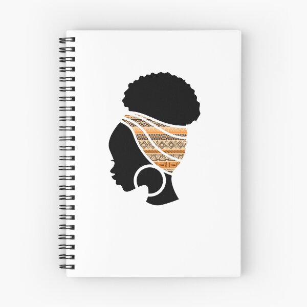 Item preview, Afro Woman with African Patten Symbols, Black History  designed and sold by Logiamerch.