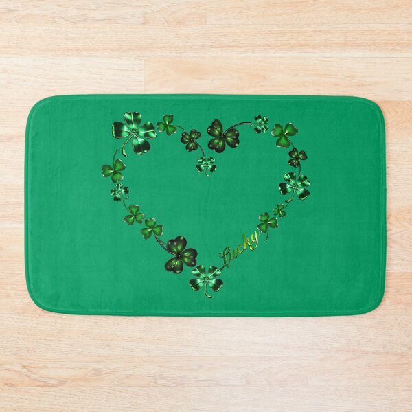 Item preview, Lucky Shamrock and Clover Heart for St Patrick’s Day designed and sold by Amanda Lucas.