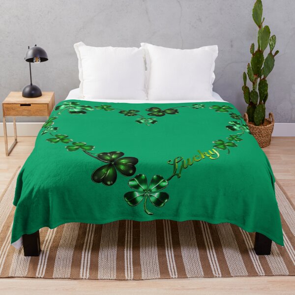 Item preview, Lucky Shamrock and Clover Heart for St Patrick’s Day designed and sold by Amanda Lucas.