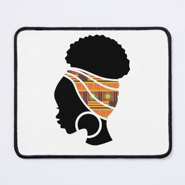 Item preview, Afro Woman with African Patten Symbols, Black History designed and sold by Logiamerch.
