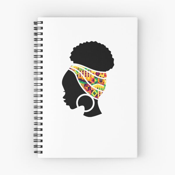 Item preview, Afro Woman with African Patten Symbols, Black History  designed and sold by Logiamerch.
