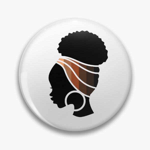 Item preview, Afro Woman with African Melanin Shades, Symbols, Black History  designed and sold by Logiamerch.