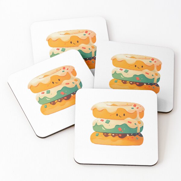 Item preview, Doughnuts Stack Cartoon designed and sold by Bwittaya.