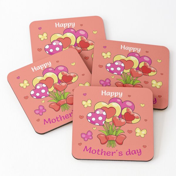Item preview, Happy mothers day, Bouquet of Hearts - A Colorful Tribute for Mom on Mother's Day, World's Best Mom, I love you Mom designed and sold by FebricFusion.