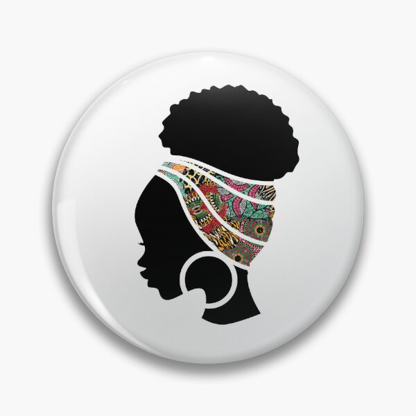 Item preview, Afro Woman with African Animal Pattern, Symbols, Black History  designed and sold by Logiamerch.