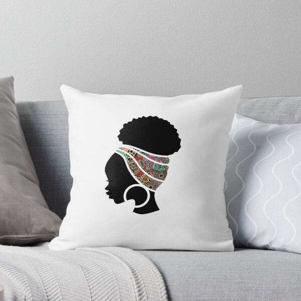 Item preview, Afro Woman with African Animal Pattern, Symbols, Black History  designed and sold by Logiamerch.