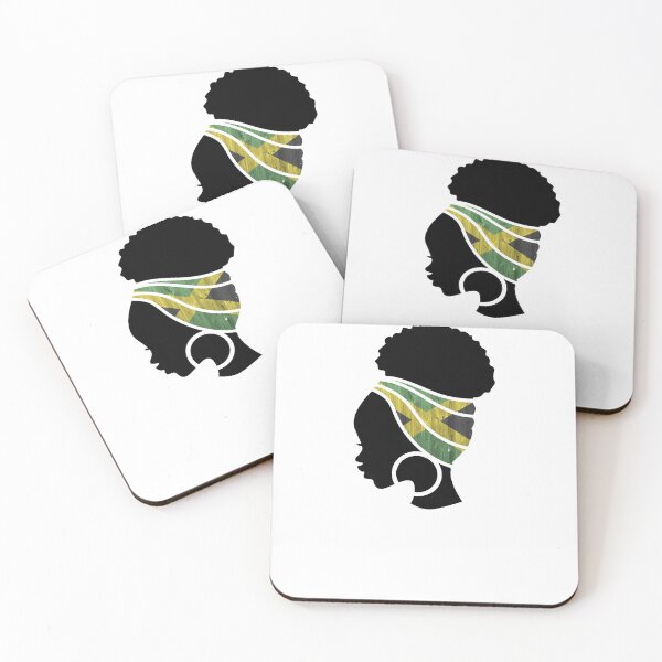 Item preview, Afro Woman with Jamaican Flag, Black History  designed and sold by Logiamerch.