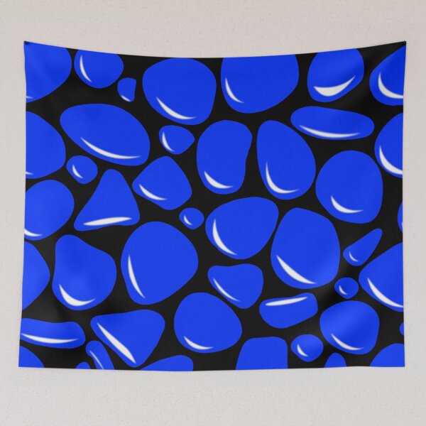 Item preview, Blue stones (continuous pattern) designed and sold by Asinno.