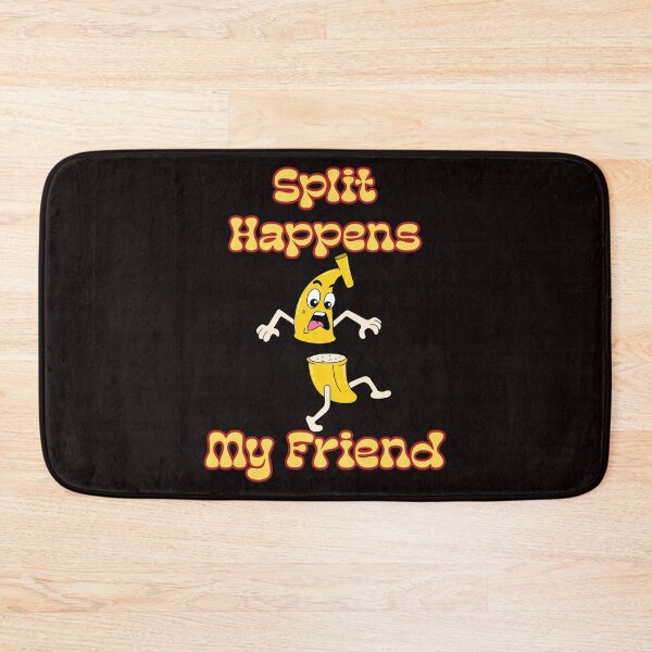 Item preview, Split Happens My Friend: Funny Banana Split in half Pun designed and sold by JoyOfHopeStore.