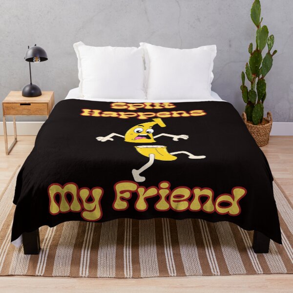 Item preview, Split Happens My Friend: Funny Banana Split in half Pun designed and sold by JoyOfHopeStore.