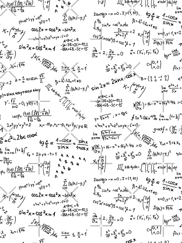 Thumbnail 5 of 5, iPhone Case, Math Formulas And Numbers designed and sold by WheresMyMojo.