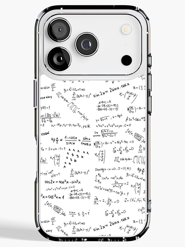 Thumbnail 1 of 5, iPhone Case, Math Formulas And Numbers designed and sold by WheresMyMojo.