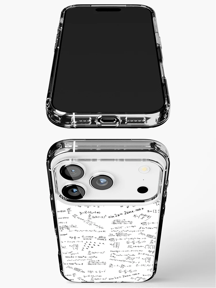 Thumbnail 3 of 5, iPhone Case, Math Formulas And Numbers designed and sold by WheresMyMojo.