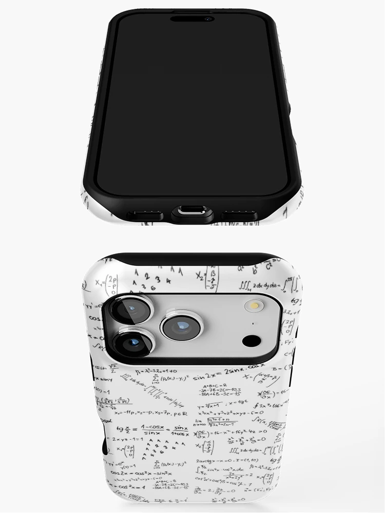 Thumbnail 3 of 4, iPhone Case, Math Formulas And Numbers designed and sold by WheresMyMojo.