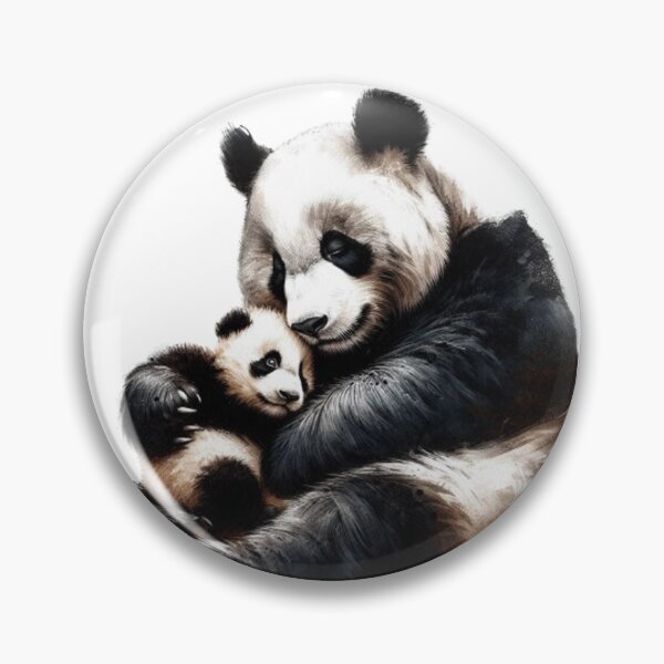 Item preview, “A story of tenderness between a mother panda and her cub” designed and sold by CHRIST5000.