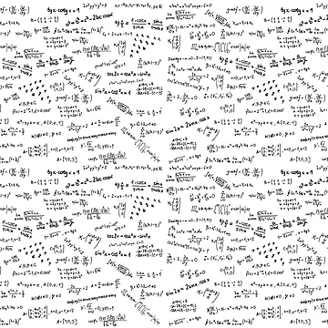 Artwork thumbnail, Math Formulas And Numbers by WheresMyMojo