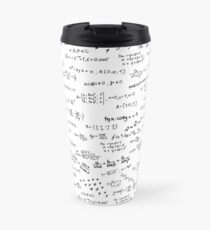 Mathe-Formeln und Zahlen Thermosbecher