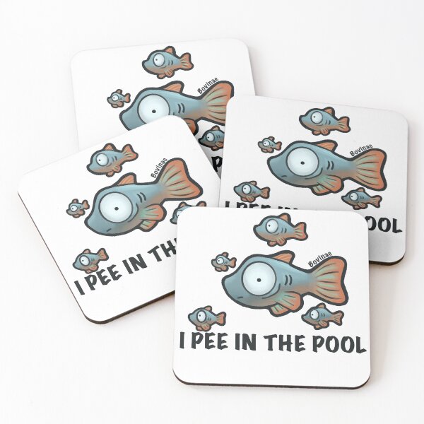 Item preview, I pee in the pool fish designed and sold by Bovinae Art.