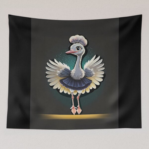 Item preview, Ostrich Ballerina designed and sold by Praphul Garg.