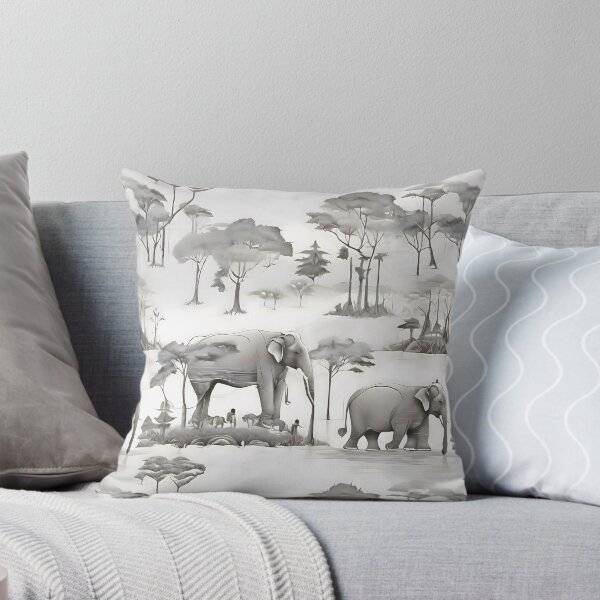 Item preview, Elephants in the forest designed and sold by YongDesign2023.