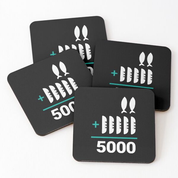 Item preview, Fish and Bread | Feeding 5000 designed and sold by Short-Gospel.