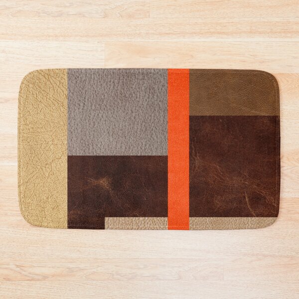 Item preview, ART Leather Collage with Orange designed and sold by NinaFlorence.