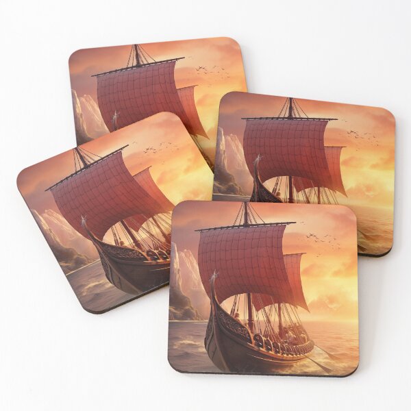 Item preview, Sailing Through Time: A Viking Ship in Norway #1 designed and sold by Anuchartl.