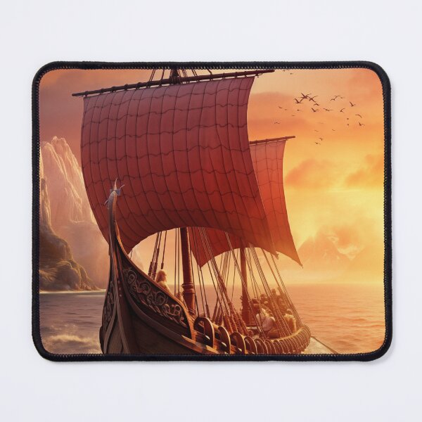 Item preview, Sailing Through Time: A Viking Ship in Norway #1 designed and sold by Anuchartl.