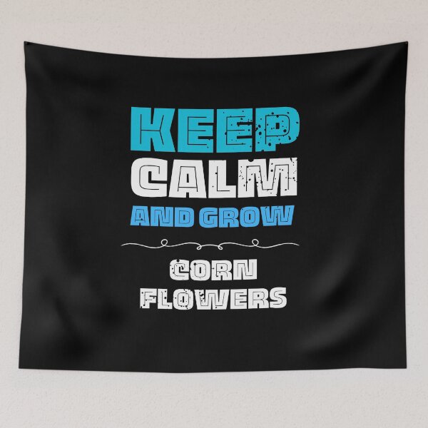 Item preview, Keep calm and grow cornflowers designed and sold by GartenIdeen.