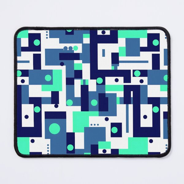 Item preview, Abstract Blue Hues on White designed and sold by TwylaRaeDesigns.