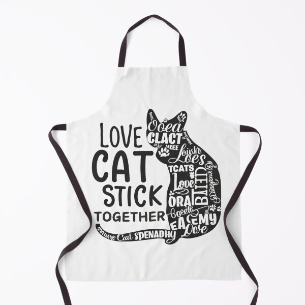 Item preview, Love Cat Stick Together designed and sold by RATHERGOODMEDIA.