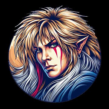 Artwork thumbnail, Labyrinth, Jareth the Goblin King as Starman by NerdiPop