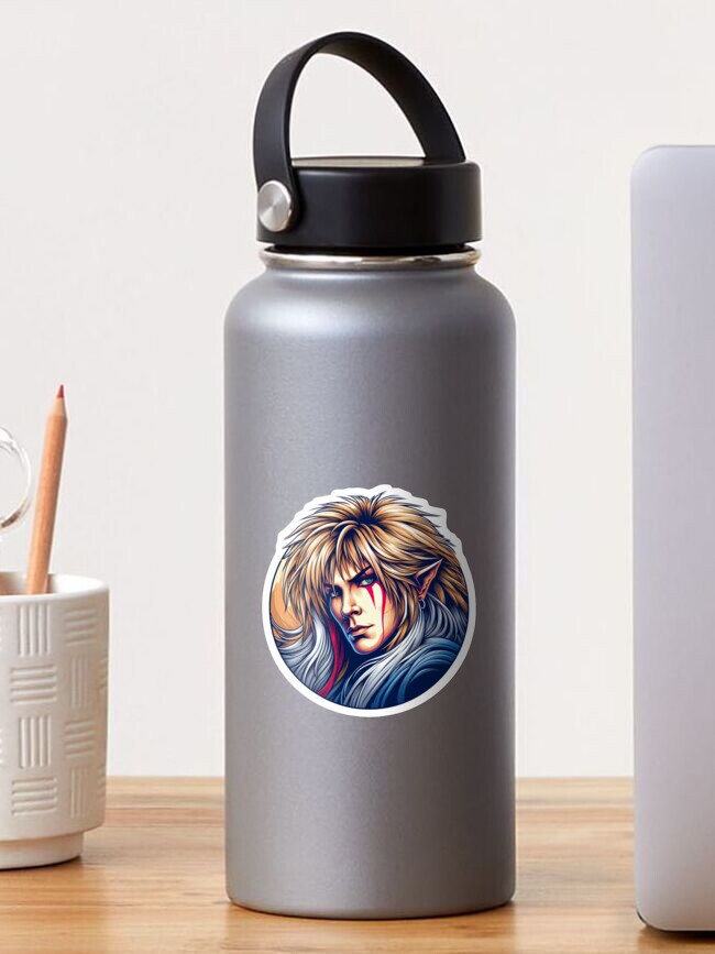 Thumbnail 1 of 3, Sticker, Labyrinth, Jareth the Goblin King as Starman designed and sold by NerdiPop.