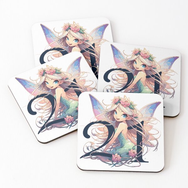 Item preview, 21 year old fairy elf sweet blonde birthday gift designed and sold by Pineapple-Tree.