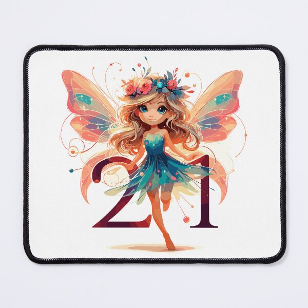 Item preview, 21 year old fairy elf sweet blonde birthday gift designed and sold by Pineapple-Tree.